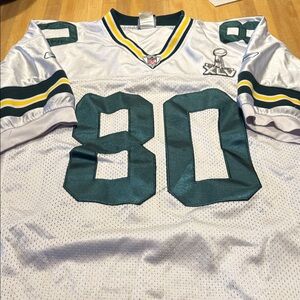 Reebok White NFL Jersey with Blue Tag